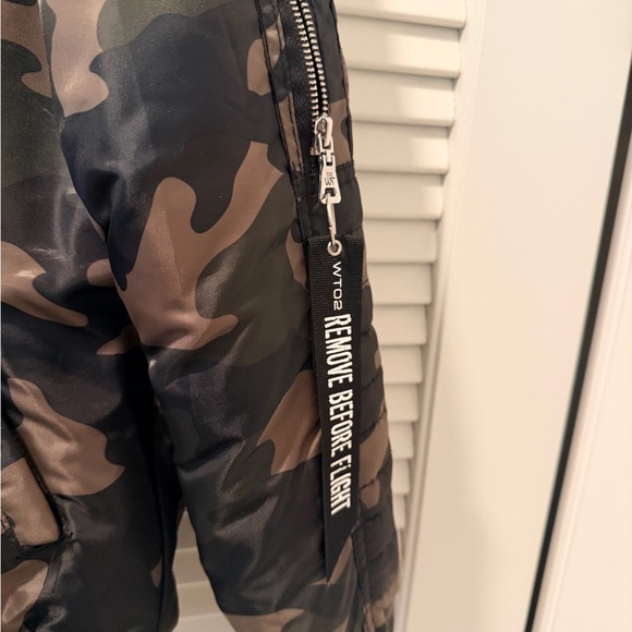 Camouflage Bomber Jacket - Picture 2 of 4